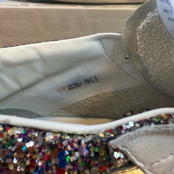 Size 41 Golden Goose Glitter Midstars Excellent Condition Private Eden/LTD - Picture 9 of 11